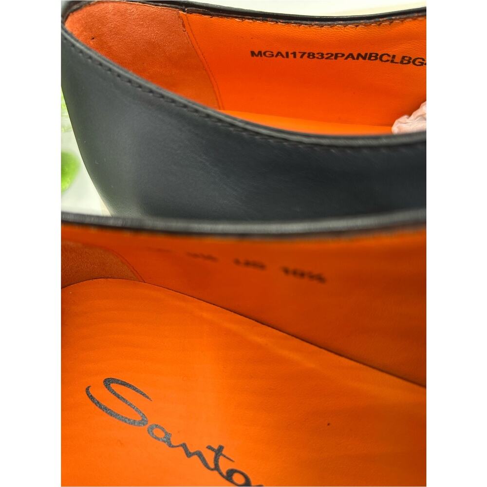 Men's Santoni bankable double Monk strap sneakers size 10.5 US made in Italy - Picture 7 of 12